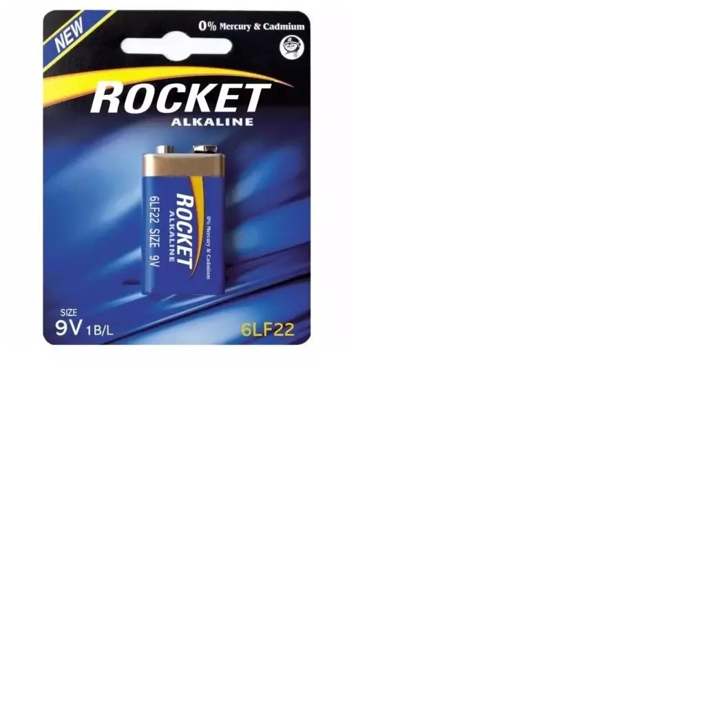 Rocket 6LR22-1BB (9V) Blistera iepakojuma 1gb