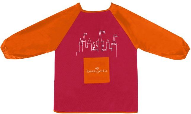 Faber-Castell Fartuszek Do Malowania Dla Dzieci Czerwony (201204 FC)