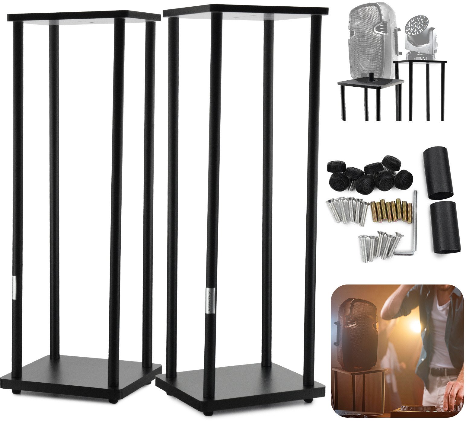 Statyw sceniczny tower podstawa pod oświetlenie i nagłośnienie 2szt HCP2 Hardman one size