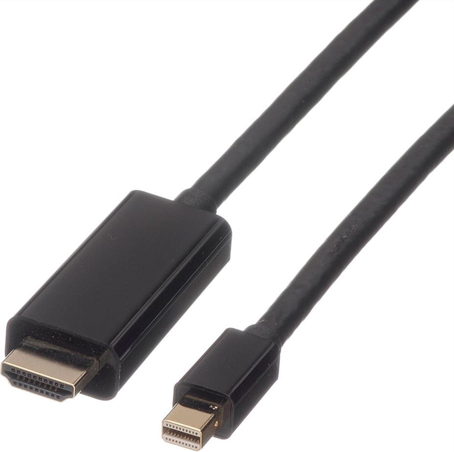Kabel Roline DisplayPort Mini - HDMI 1m czarny (JAB-3360277)