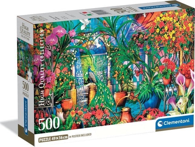 Clementoni Puzzle Compact The Greenhouse Caretakers 500 elementów (35579)