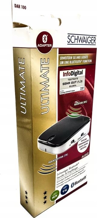 Adapter bluetooth Schwaiger Schwaiger Bluetooth Musik Empfänger & Sender, schwarz