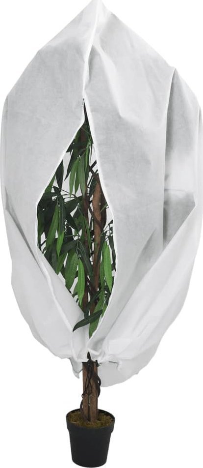 vidaXL Kaptur ochronny na rośliny, z suwakiem, 70 g/m², 3,93x3 m