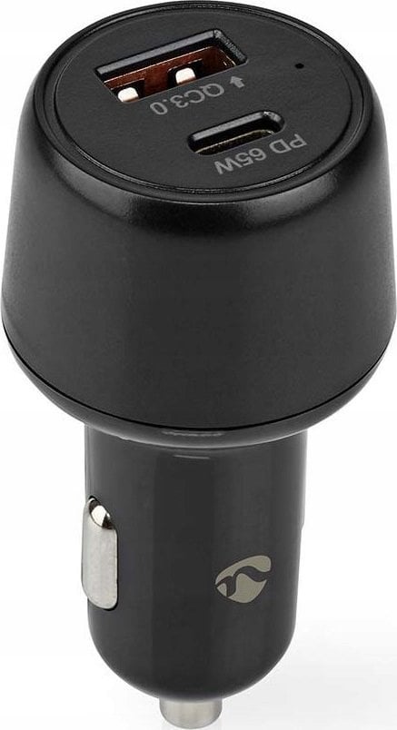Ładowarka Nedis Nedis Car Charger, Auto, Cigar lighter, 20 V, Black