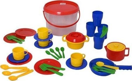 Zestaw kuchenny w wiaderku 39el