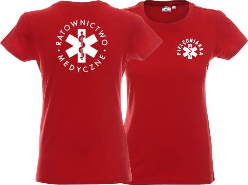 LPP - Promostars Koszulka damska PIELĘGNIARKA czerwona