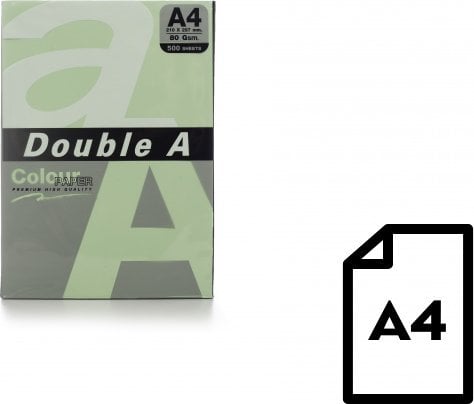 Double A Colour paper Double A, 80g, A4, 500 sheets, Lagoon