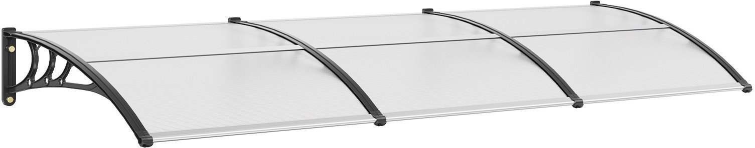 Daszek nad drzwi zadaszenie poliwęglan 96.5 x 297.5 cm