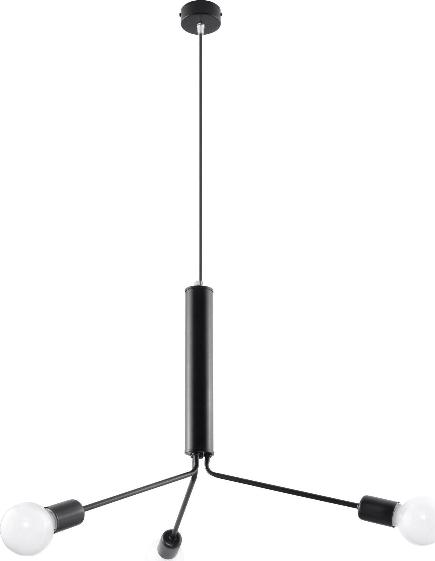 Lampa wisząca Lumes Loftowy żyrandol z regulacją E757-Duomi