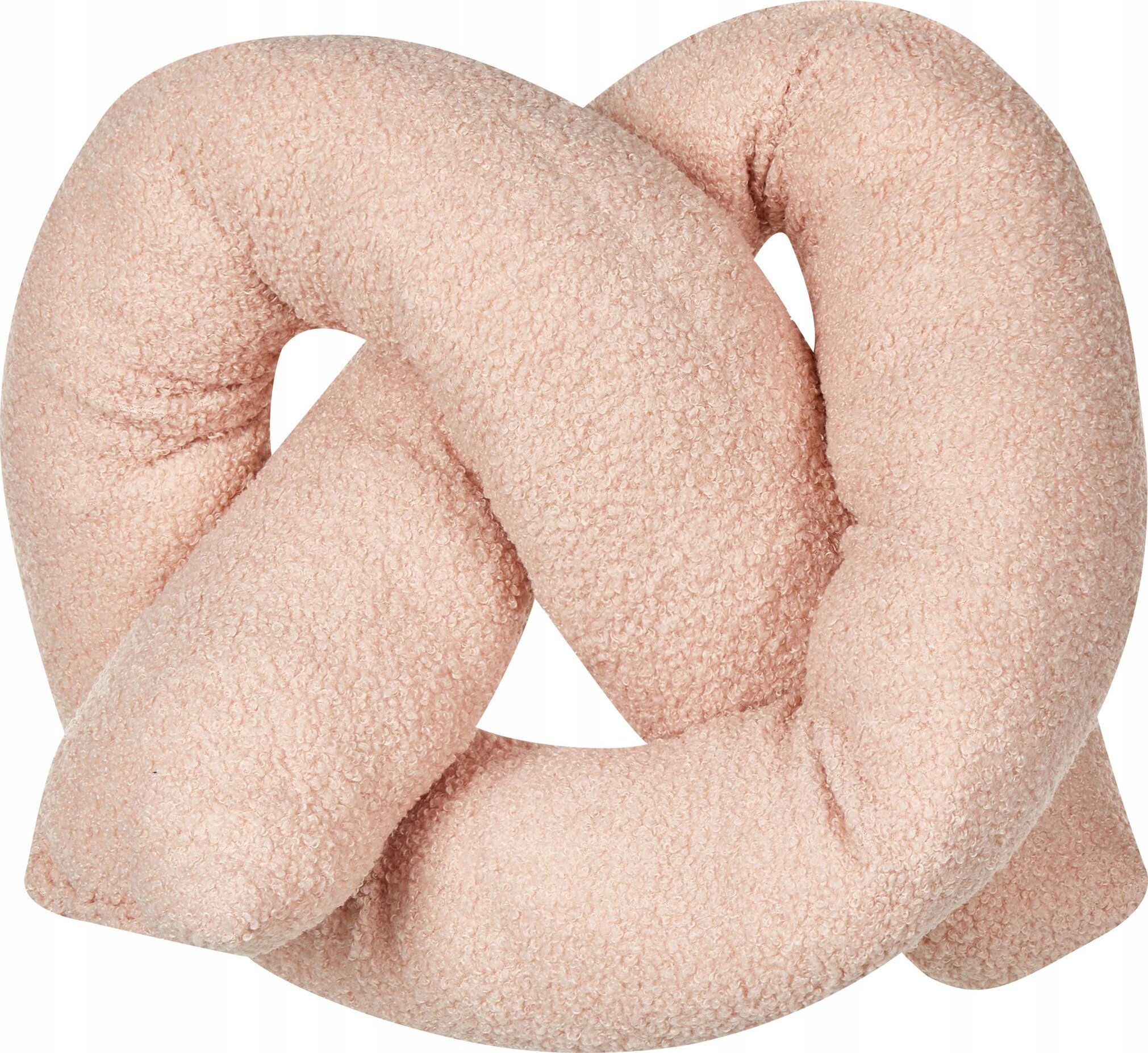 Beliani Poduszka dekoracyjna teddy 172 x 14 cm różowa GLADIOLUS