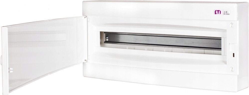 Etipo Rozdzielnica natynkowa 1x24 IP40 ECT1x24PO-s ETI Polam 001100283 biała drzwi białe