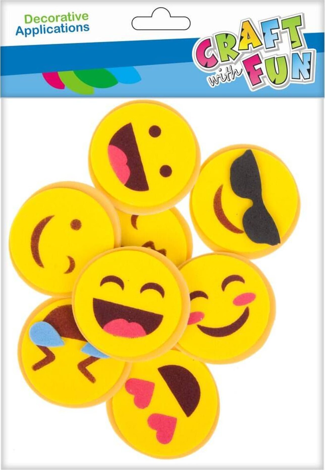Craft with Fun CF OZDOBA DEK EVA EMOTKI SPRZYL 8SZT 12/144