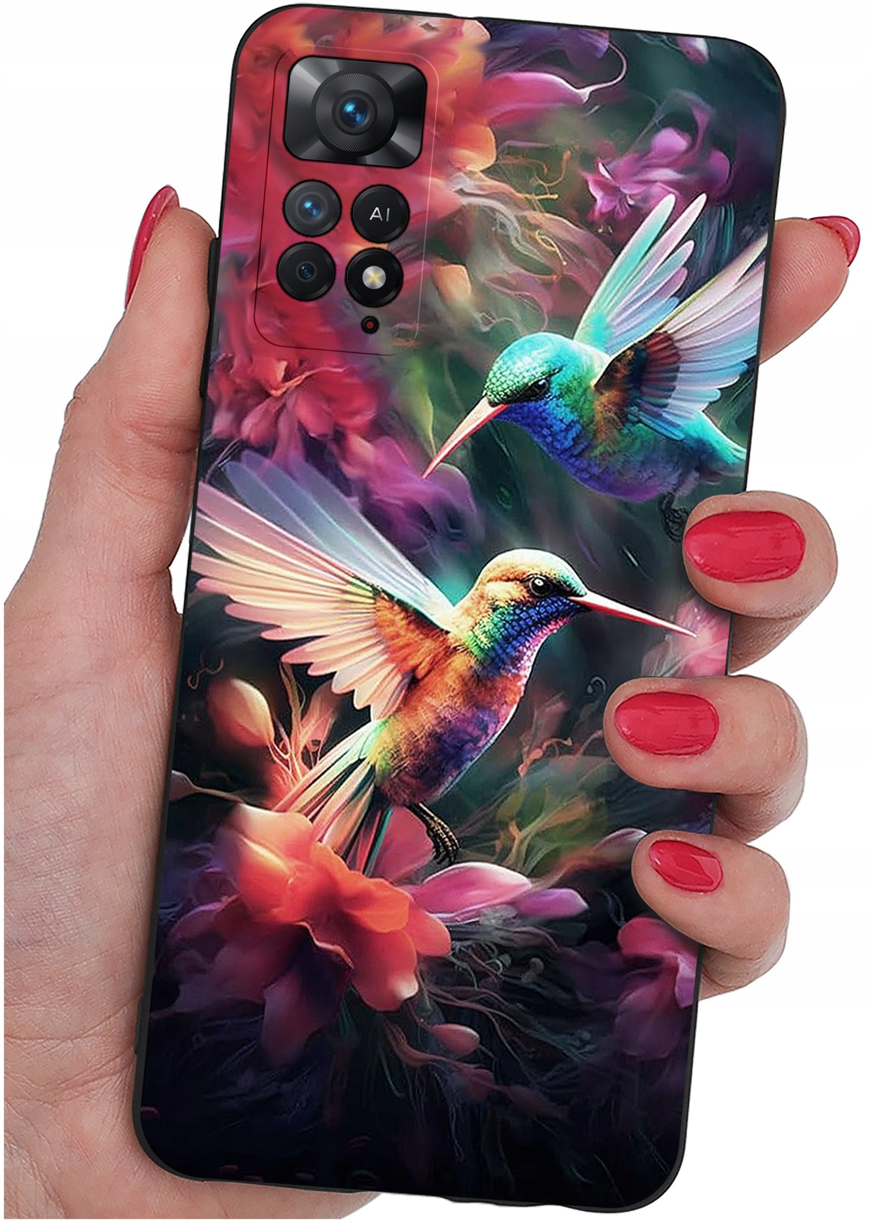 ETUI do Xiaomi Redmi Note 11 Pro | WZORY | SILIKONOWE MATT CASE + SZKŁO 9H