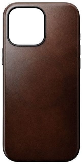 NOMAD Modern Horween Leather Case Rustic Brown | iPhone 16 Pro Max