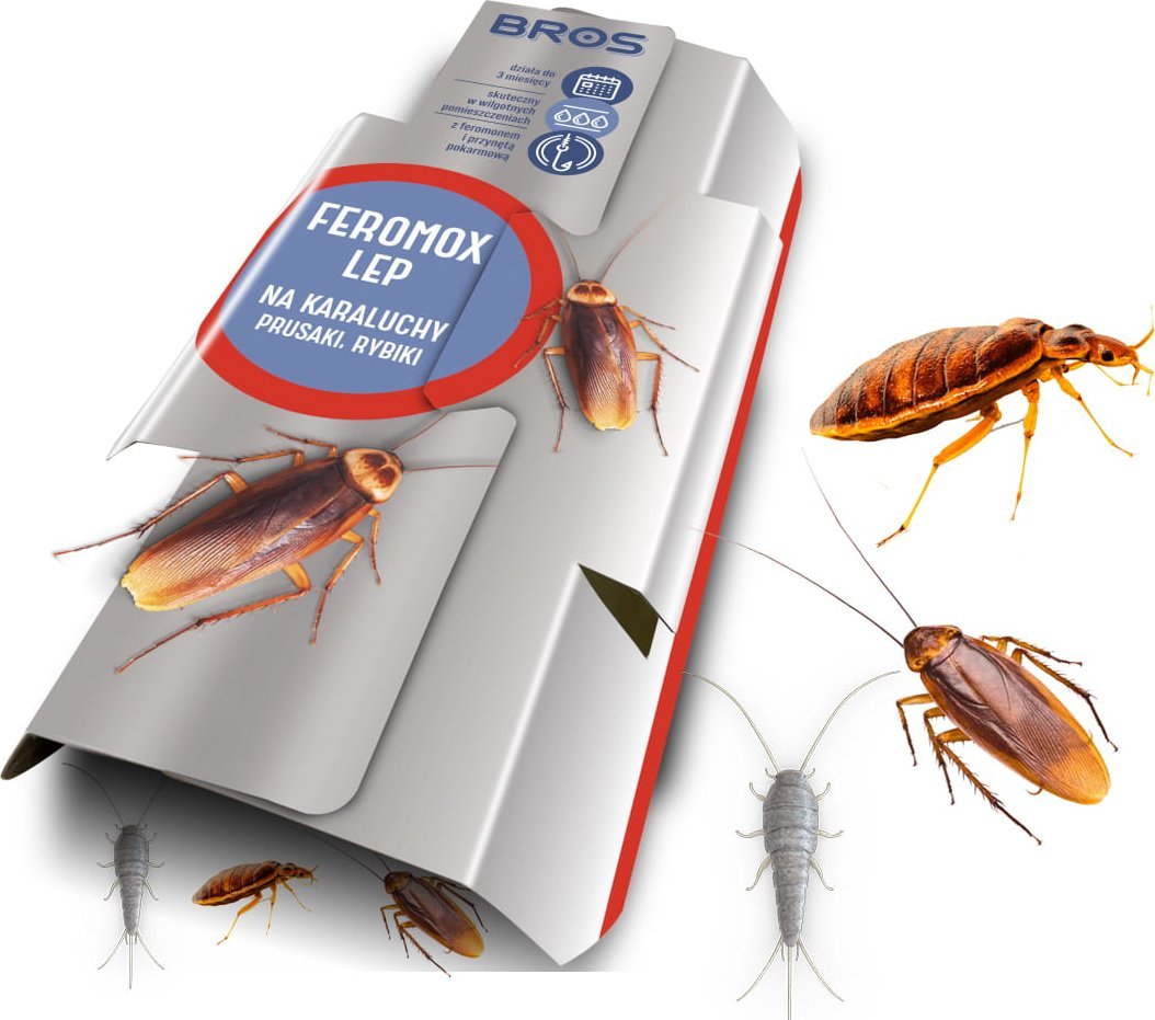 Bros BROS - Feromox standard - lep na karaluchy, prusaki, rybiki - 1 szt.