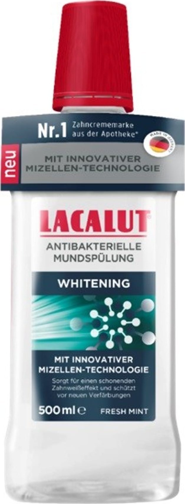 Zdrovit LACALUT Perfect Whitenning Antybakteryjny płyn do płukania jamy ustnej 500 ml