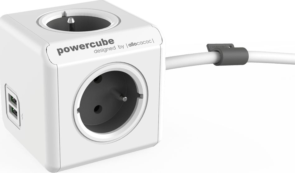 PowerCube Przedłużacz Extended USB 3m szary (2404/FREUPC)