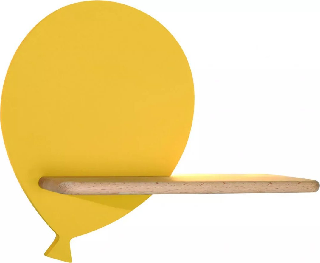 Kinkiet Lumes Żółty kinkiet ścienny w kształcie balonika - K018-Kiki