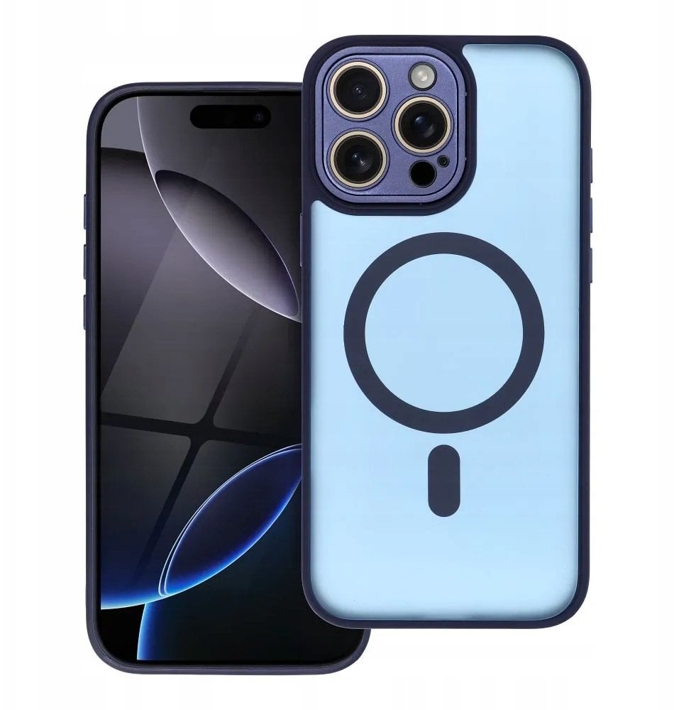 Futerał VARIETE MAG COVER kompatybilny z MagSafe do SAMSUNG S26 Plus granatowy