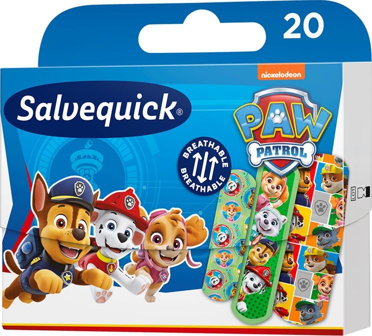 Salvequick Kids plastry dla dzieci Psi Patrol 20 szt.