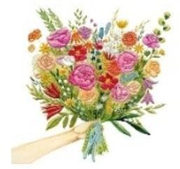 Karnet KW Pęk Kwiatów