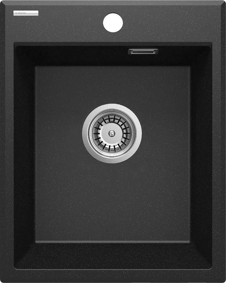 Zlewozmywak Deante Deante Eridan granitowy 1-komorowy bez ociekacza - grafit metalik
