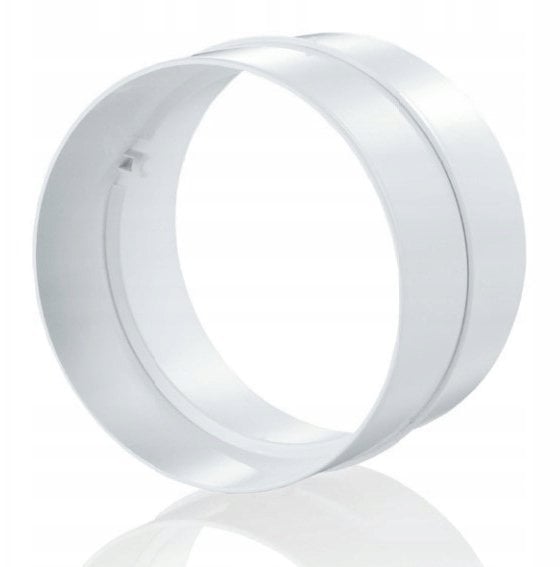 Łącznik kanału okrągłego fi 150mm biały KO150-2