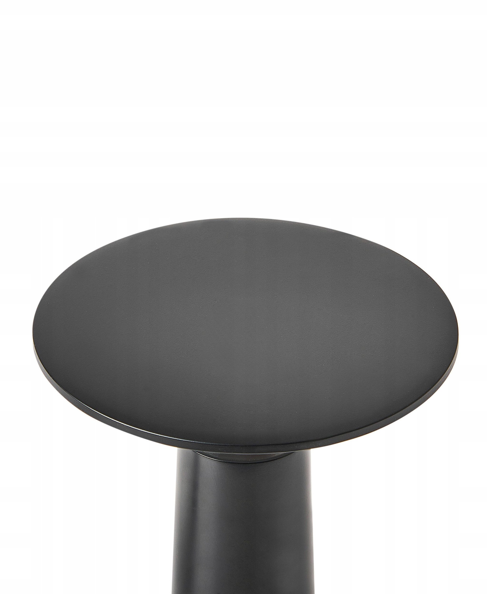 Lampa stołowa Beliani Bezprzewodowa lampa stołowa LED LEVIRA Ze ściemniaczem Metal Czarny