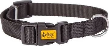 Dingo DINGO Obroża z taśmy bawełnianej czarna 2,5 x 55cm