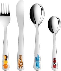 Tescoma Sztućce dziecięce BAMBINI, wesołe zwierzątka, 4 części (668089.00)