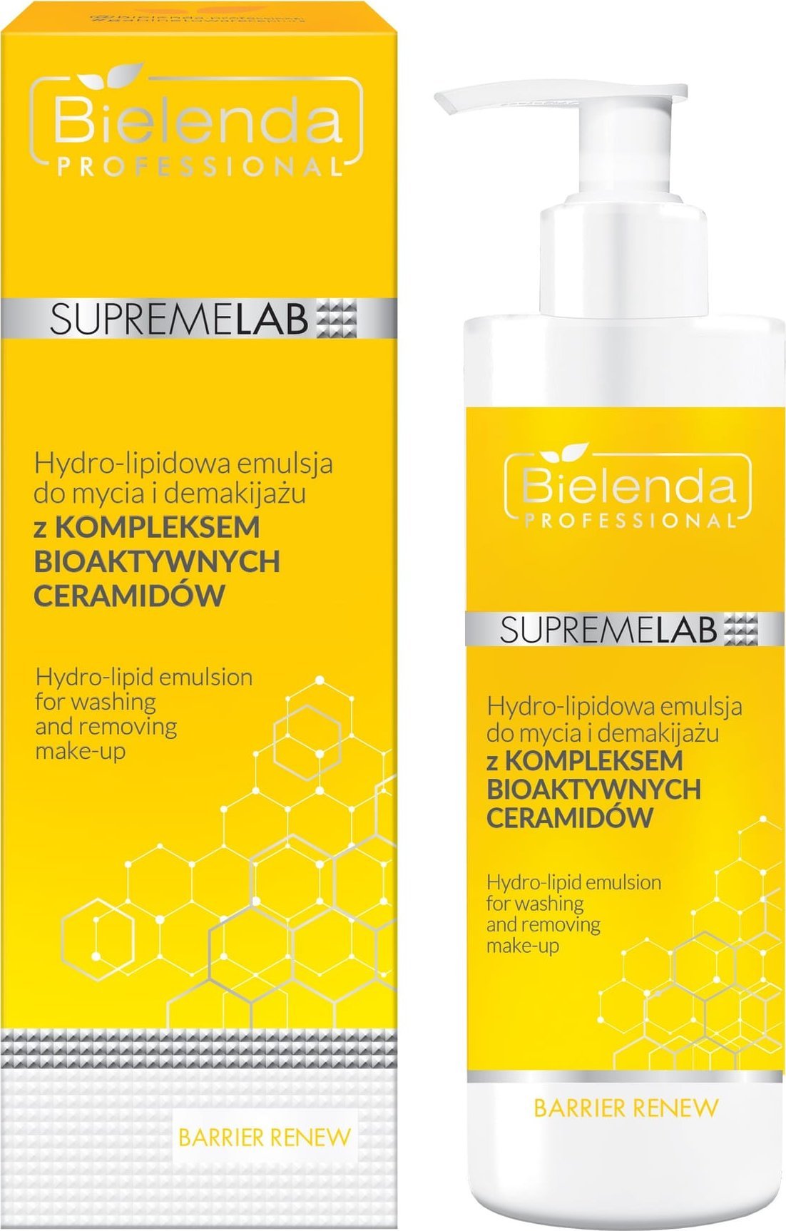 Bielenda BIELENDA PROFESSIONAL Supremelab Barrier Renew Hydro-lipidowa Emulsja do mycia i demakijażu twarzy 200 ml