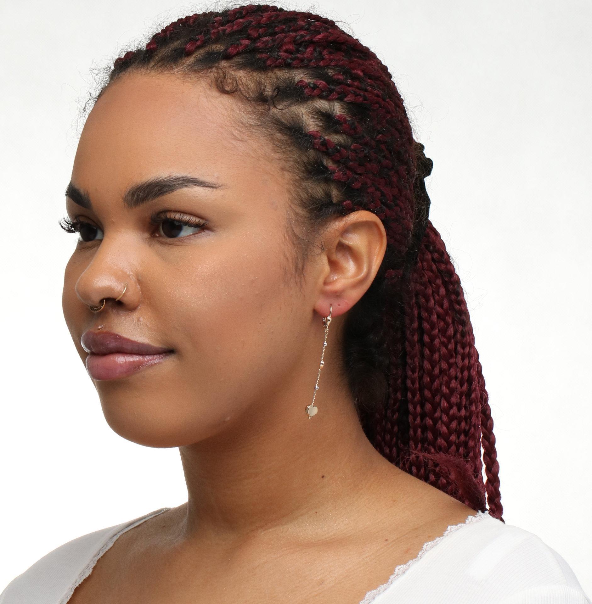 Rosanto Nietuzinkowe długie kolczyki z serduszkami 585 14k