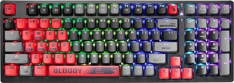 Klawiatura A4Tech Red switch (S98-SR-80)