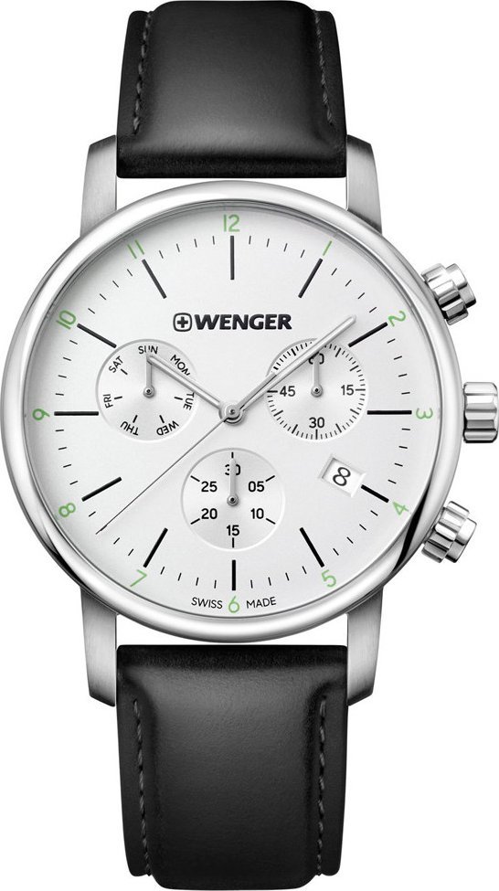 Zegarek Wenger Zegarek męski Wenger 01.1743.118 czarny