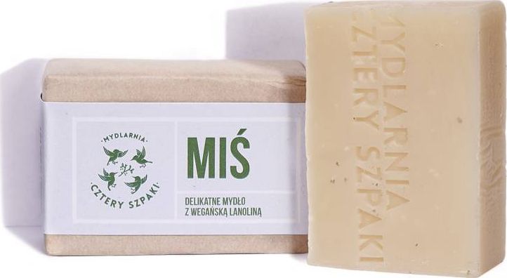 Mydlarnia Cztery Szpaki Delikatne Mydło MIś Z Wegańską Lanoliną