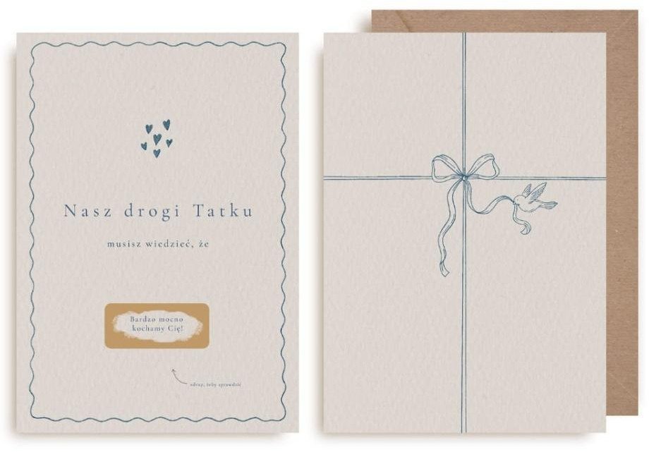 Kartka zdrapka - Nasz drogi Tatku