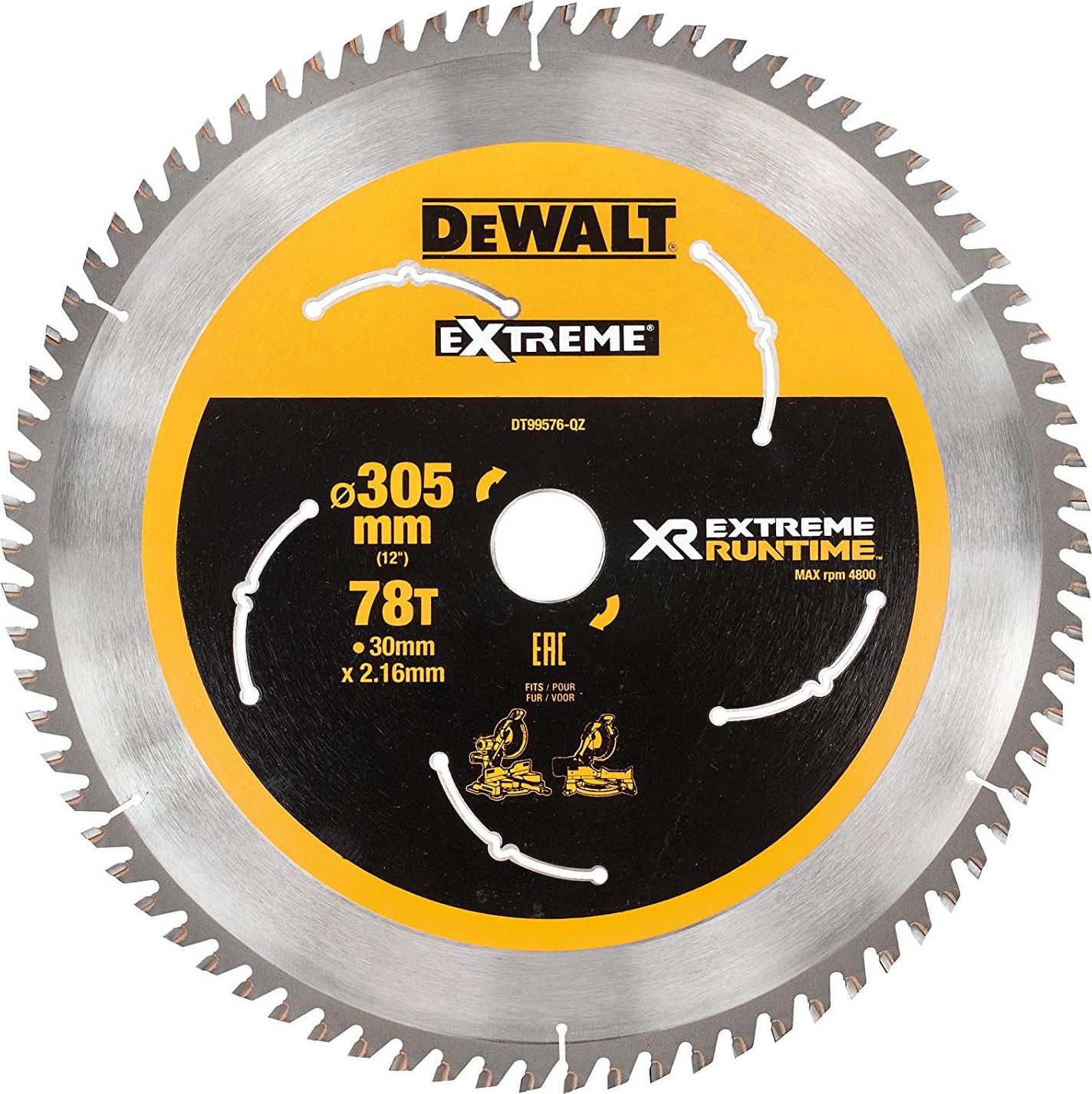 Dewalt Dewalt circular saw blade .305 / 30mm DT99576