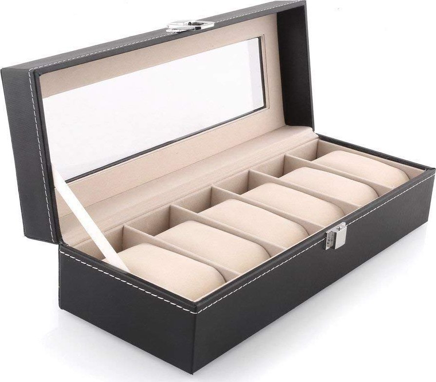 Korbi PUDEŁKO ETUI ORGANIZER SZKATUŁKA NA ZEGARKI 6szt