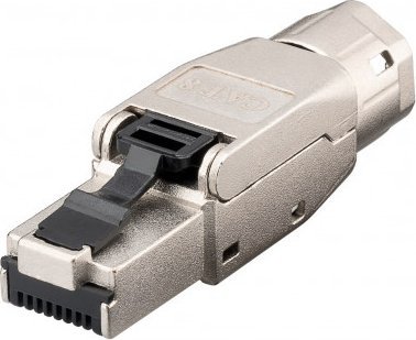 Goobay RJ45 złącze CAT 8.1, ekranowane STP, do montażu bez użycia narzędzi