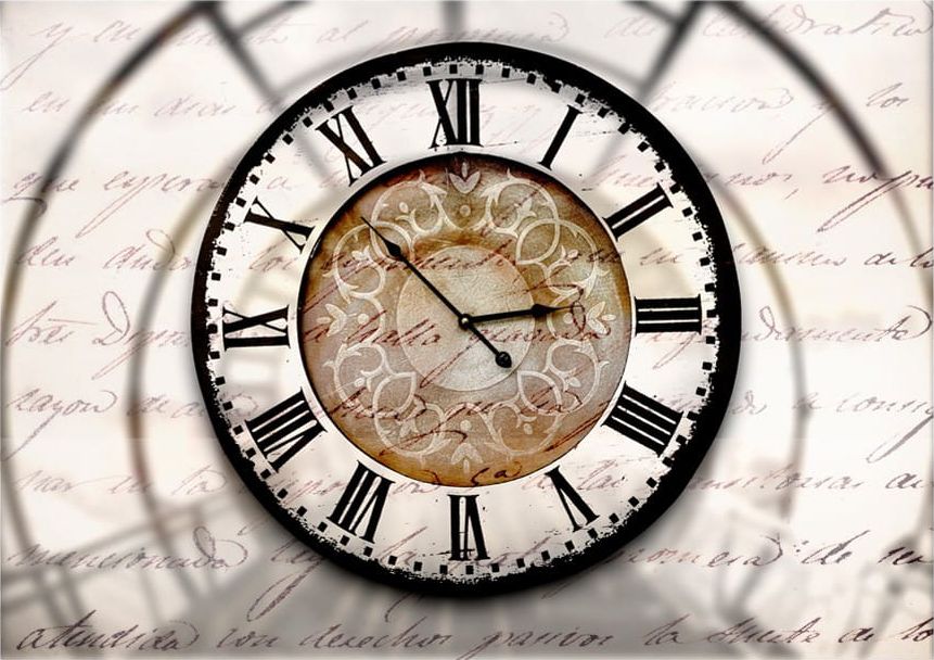 DecoNest Fototapeta - Nieuchwytny czas - 100X70