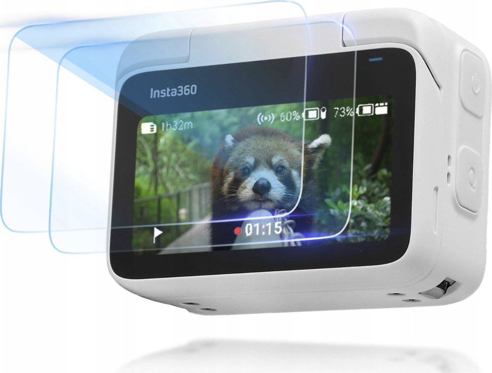 SunnyLife SZKŁO HARTOWANE 9H OCHRONNE NA EKRAN SUNNYLIFE DO INSTA360 GO 3 / GO 3S - 2 SZTUKI