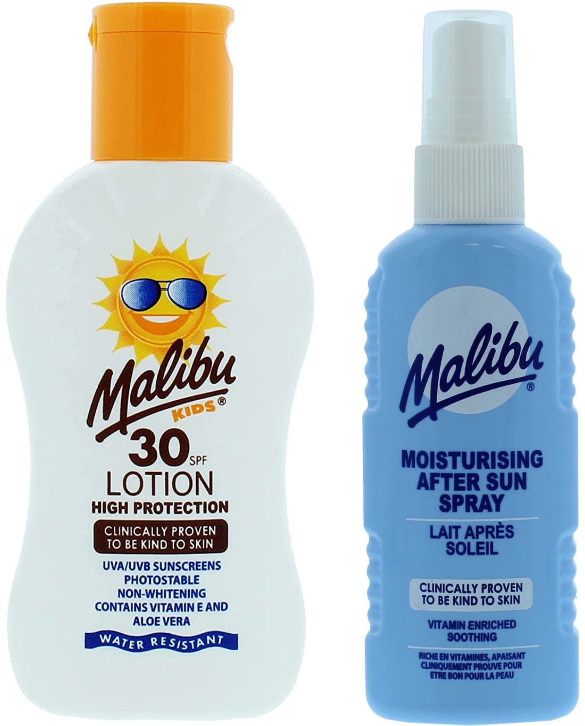 Malibu Balsam Dla Dzieci SPF30 100ml + Spray Po Opalaniu 100ml