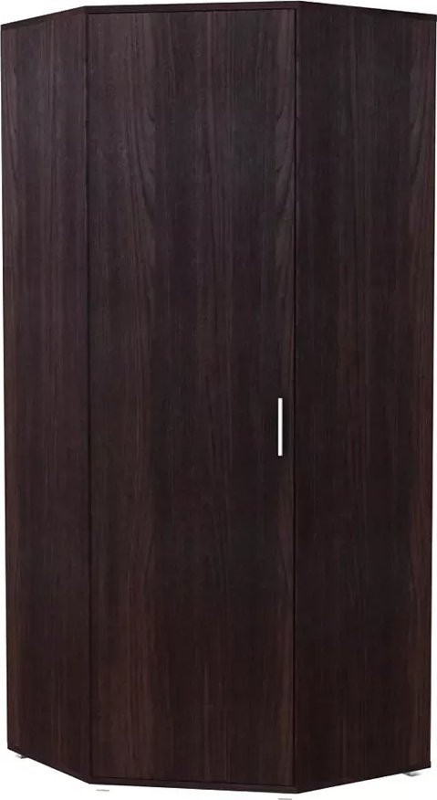 Elior Minimalistyczna szafa narożna wenge - Kario 3X