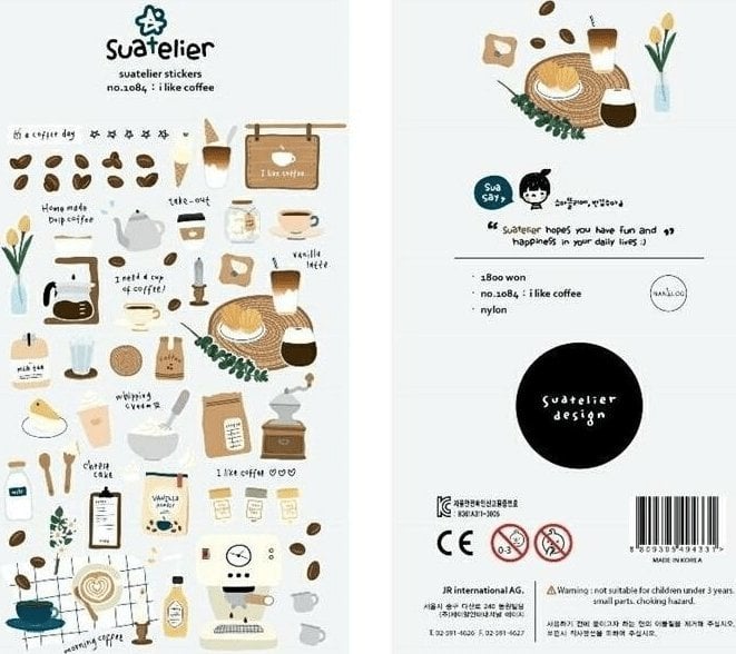 Centrum Naklejki ozdobne Kawa