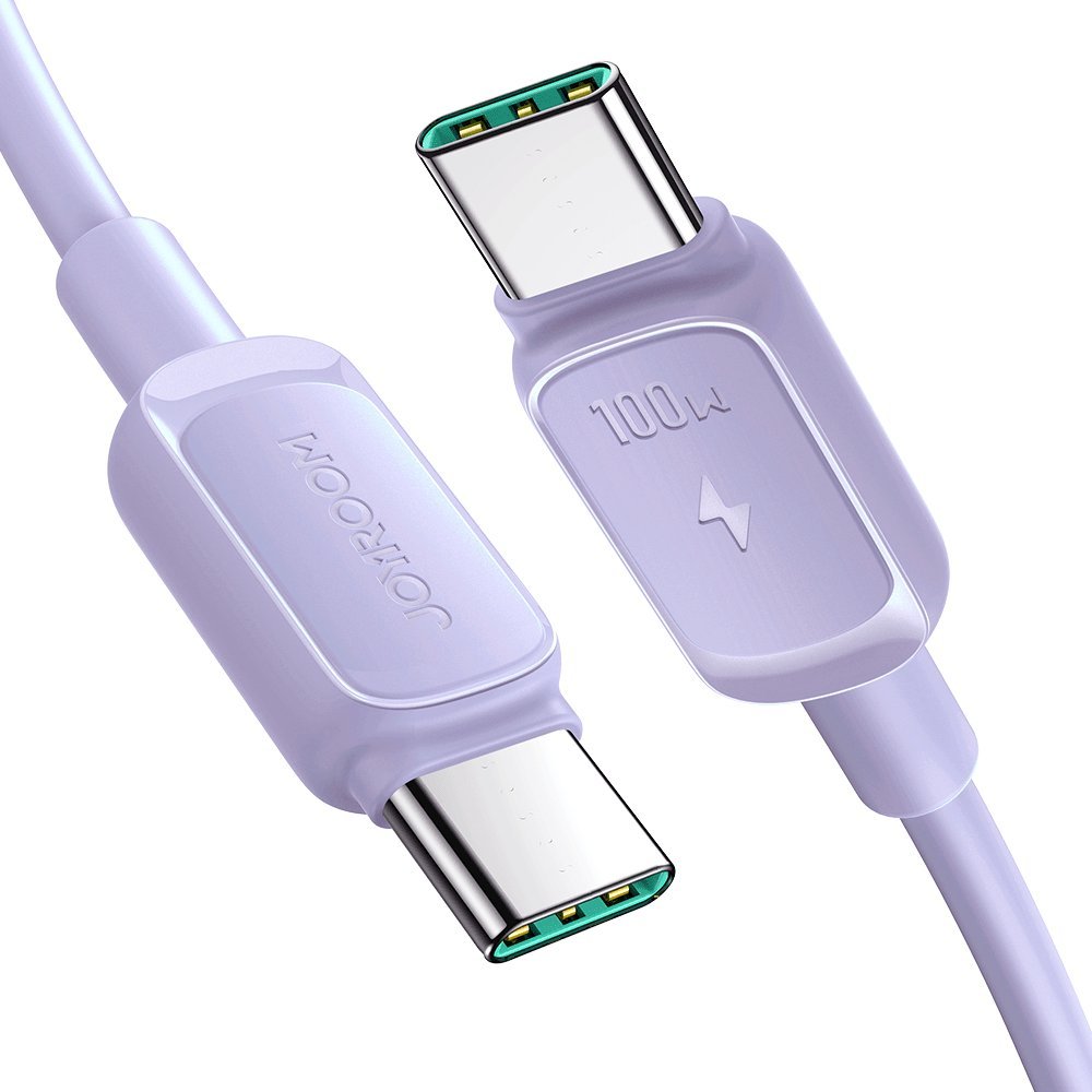 Kabel USB Joyroom USB-C - USB-C 1.2 m Fioletowy (JYR757)