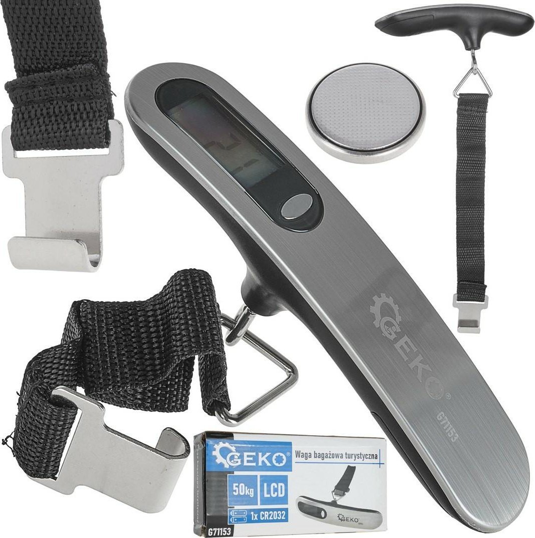 WAGA HAKOWA BAGAŻOWA TURYSTYCZNA LCD 50kg /GEKO