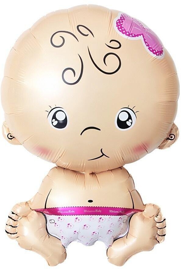 Balon foliowy Baby girl 37x55cm