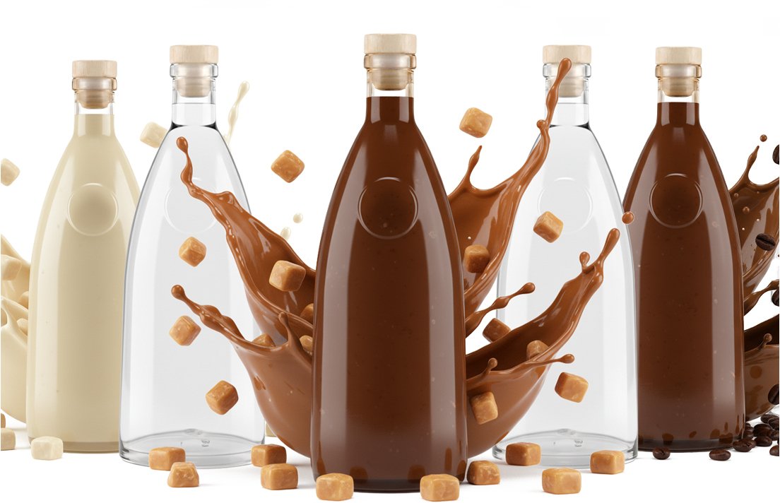 10x Butelki Szklane LOFT 500ml Karafka Na Nalewkę Wódkę Alkohol Sok 0,5l