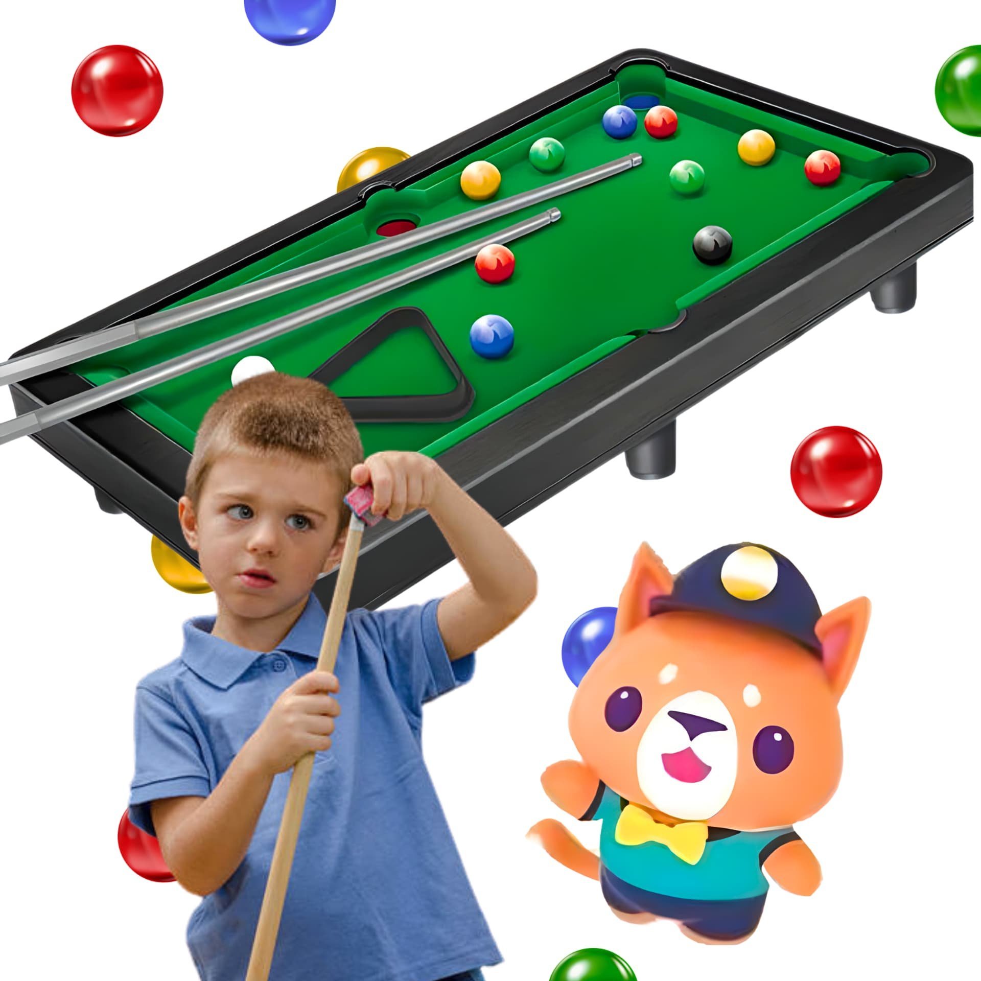 ProNice Gra Zręcznościowa Towarzyska Mini Bilard Zestaw Stół Do Bilarda Dla Dzieci