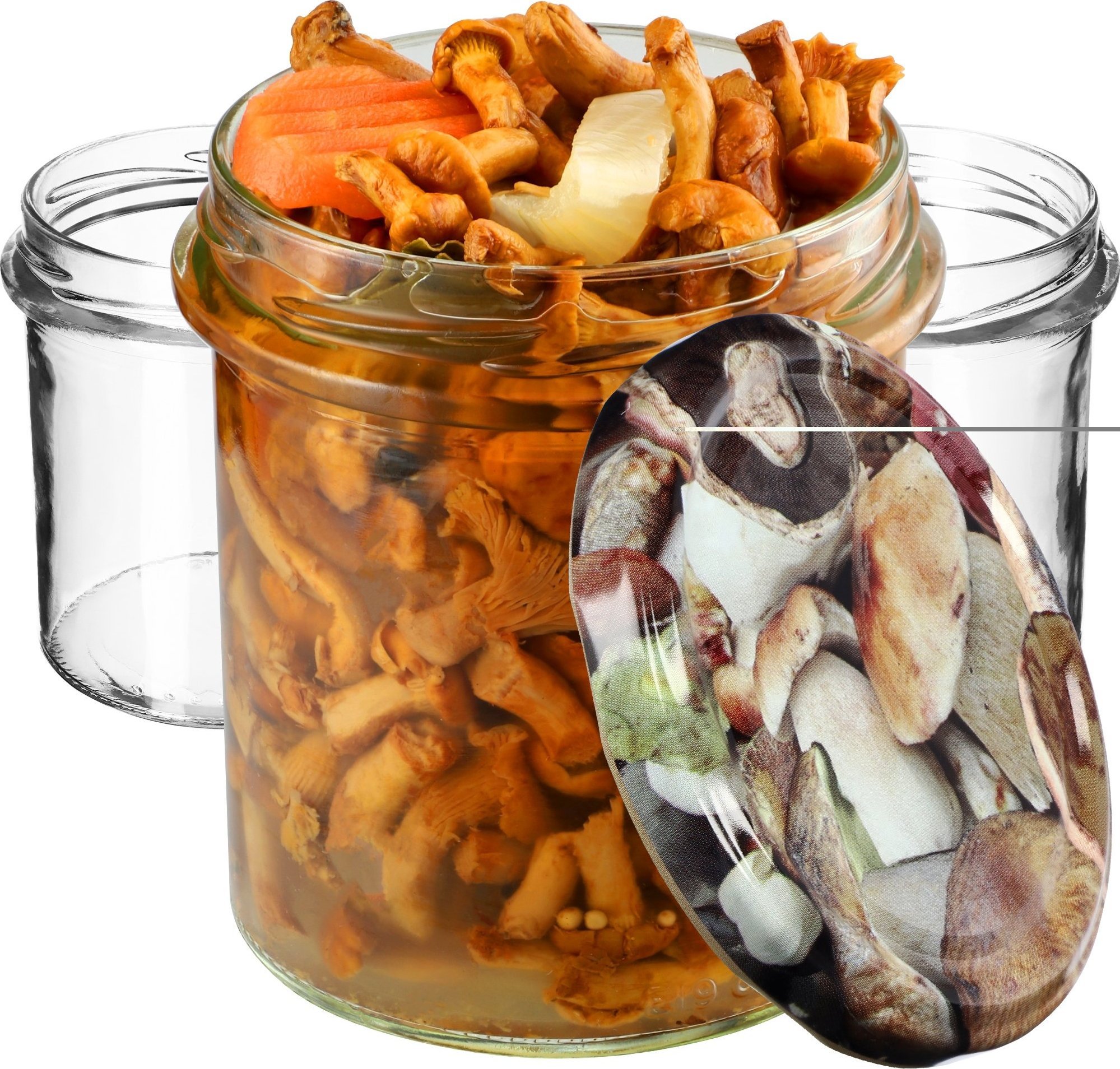 Kadax 10x Słoiki 350 ml Na Przetwory Dżem Wieczko fi82